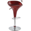 Tabouret de bar en matière plastique rouge ABS (TF 6004)